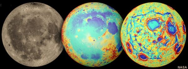 Под поверхностью Луны обнаружили странную прямоугольную структуру